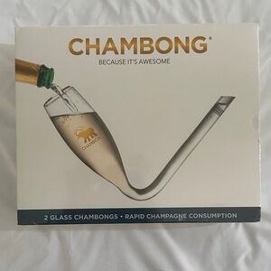 Chambong Clear Glass Champagne - Set of 2